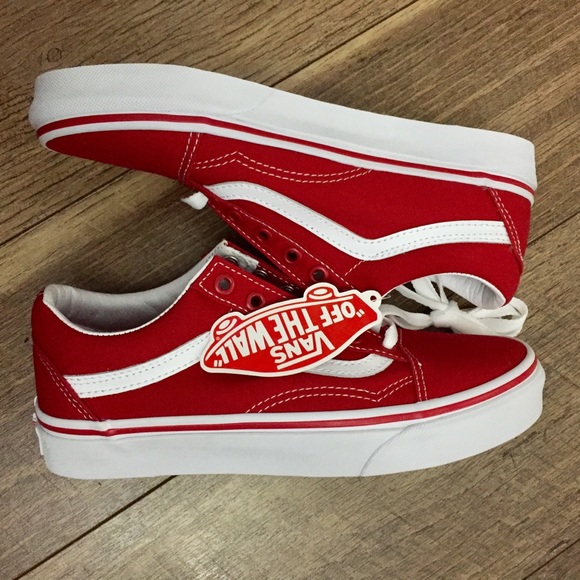 Vans Other - Vans NWOB Low-Top Red Old Skool